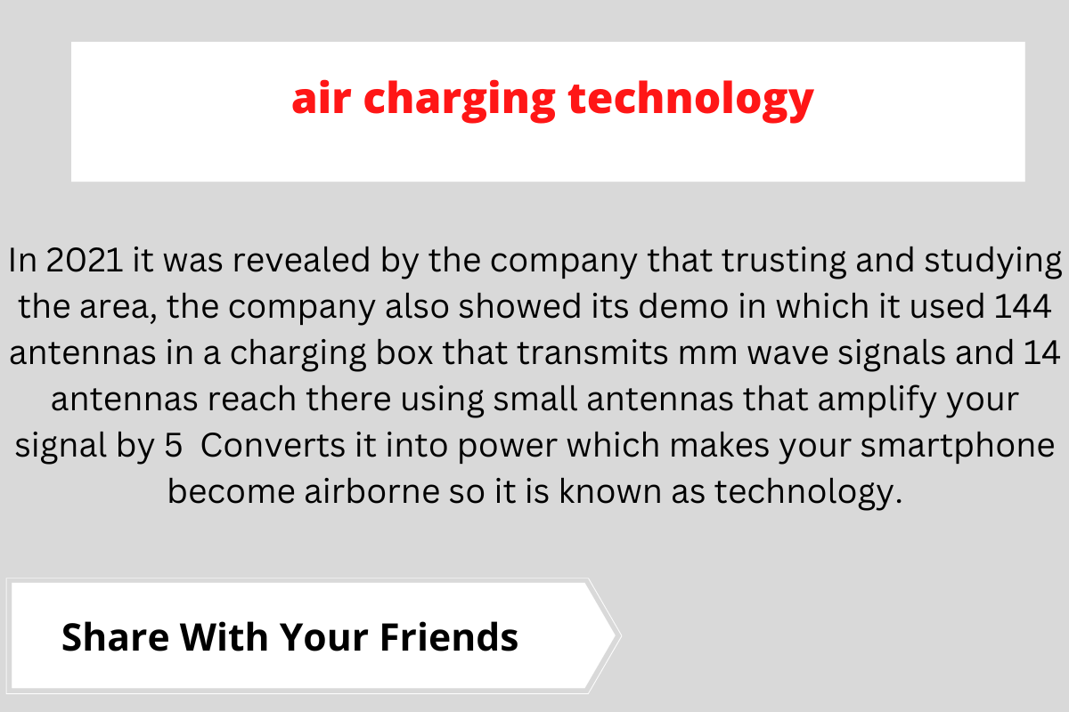 air charging technology